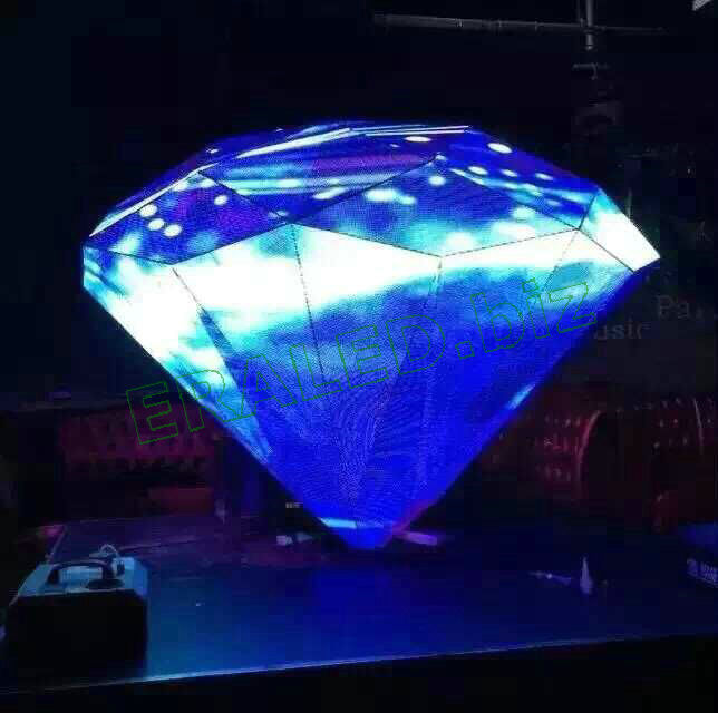 钻石DJ舞台LED 显示屏
