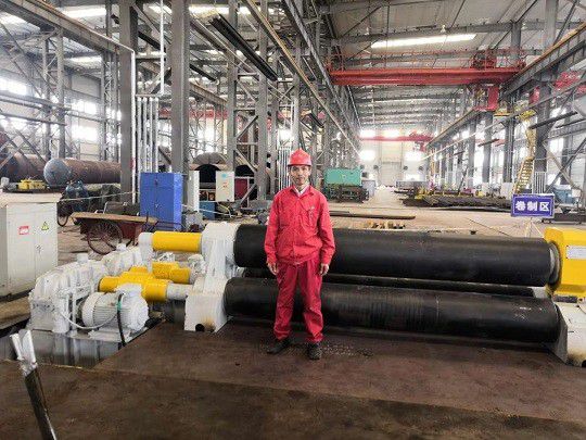 30/3000雙驅動三輥卷板機